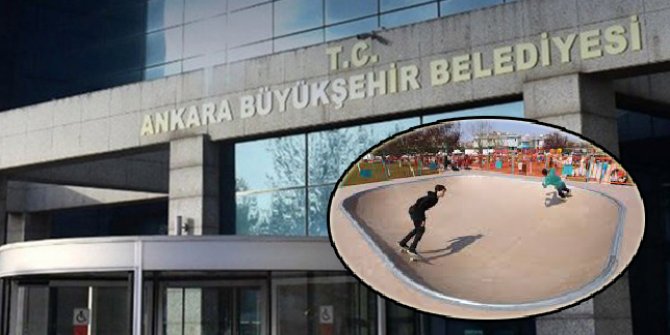 Ankara Büyükşehir Çankaya’ya kaykay parkı yaptırıyor