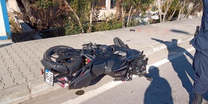 Çanakkale'de önce kaldırma ardından direğe çarpan motosikletteki uzman çavuş öldü