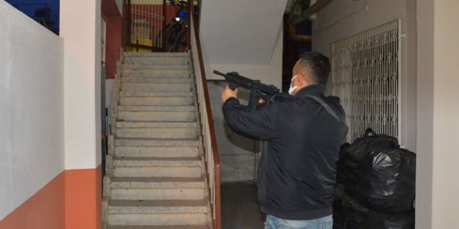 Adana’da şafak vakti uyuşturucu operasyonu