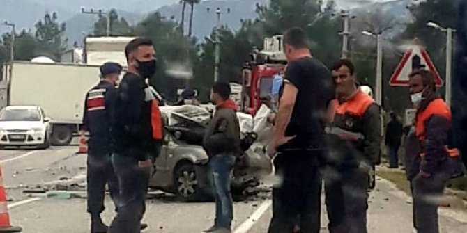 Fethiye'de korkunç kaza: 5 ölü