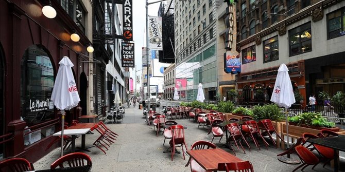 New York'taki restoranların iç mekanlarında 19 Mart'tan itibaren yüzde 50 kapasite kullanılabilecek