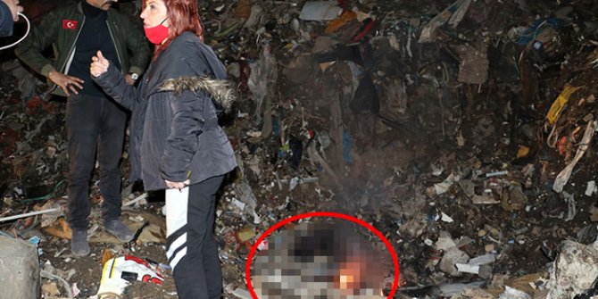Ankara'da, çöplükte yanmış köpek ölüsü bulundu