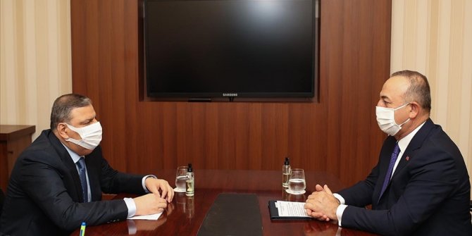 Dışişleri Bakanı Çavuşoğlu, eski Suriye Başbakanı Hicab'la bir araya geldi