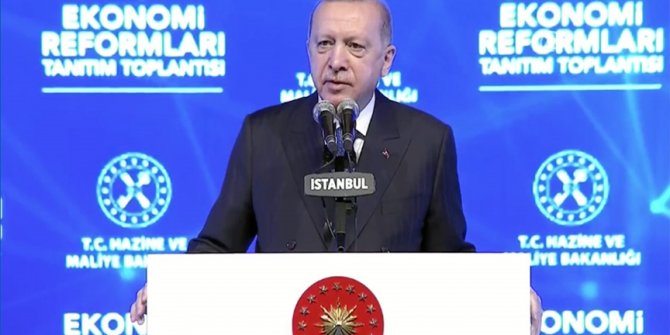 Cumhurbaşkanı Erdoğan: İthal girdi kullanımını azaltmış, yerli ve milli bir ekonomi hedefliyoruz