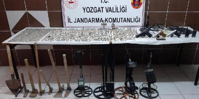 Yozgat'ta 1306 parça 'tarihi eser' ele geçirildi; 1 gözaltı