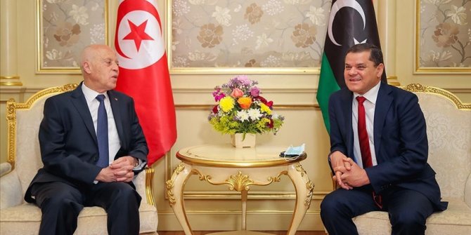 Tunus Cumhurbaşkanı Libya'nın başkentinden 'görüşlerimiz ortak' mesajı verdi