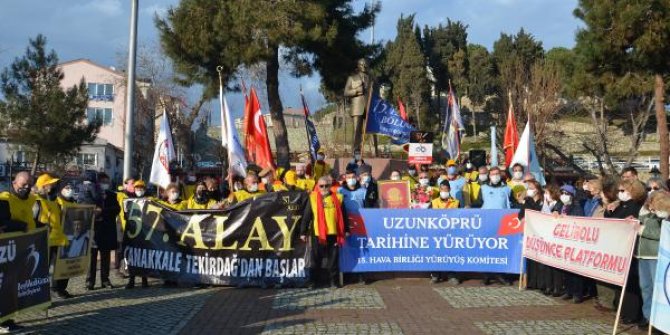 57'nci Alay Yürüyüş Komitesi Gelibolu'ya ulaştı