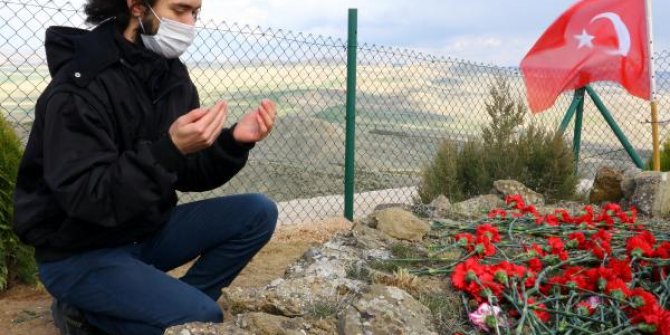 Sakarya Meydan Muharebesi şehidinin mezarına 100 yıl sonra ilk ziyaret