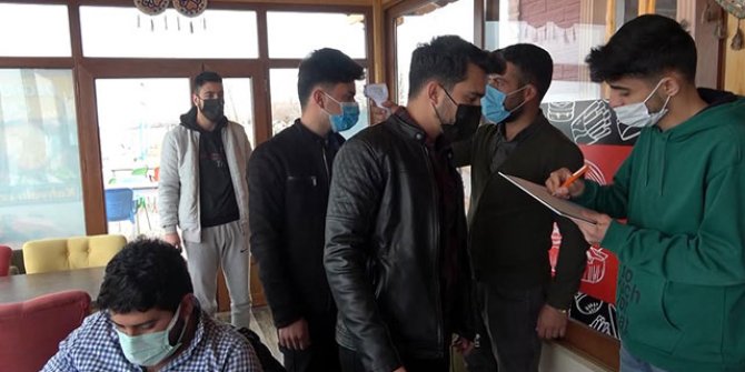 Vanlı işletmecilerden 'filyasyon' desteği; mekanlara gelenler kayıt altına alınıyor