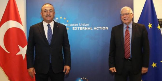 Bakan Çavuşoğlu, AB Yüksek Temsilcisi Borrell ile görüştü