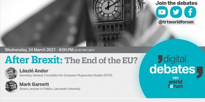 TRT World Forum Dijital Tartışmalar serisinde 'Brexit ve AB'nin Geleceği' ele alınacak
