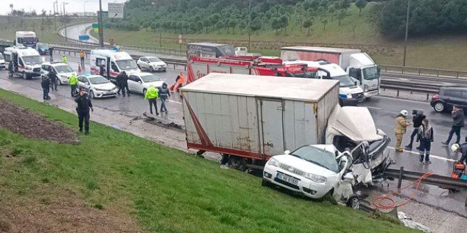 Arnavutköy'de kaza: 4 yaralı