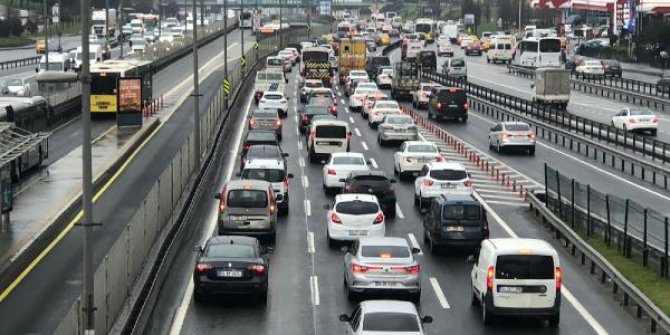 İstanbul'da mesai bitiminde trafikte son durum