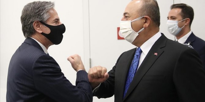 Dışişleri Bakanı Çavuşoğlu, ABD Dışişleri Bakanı Blinken ile bir araya geldi