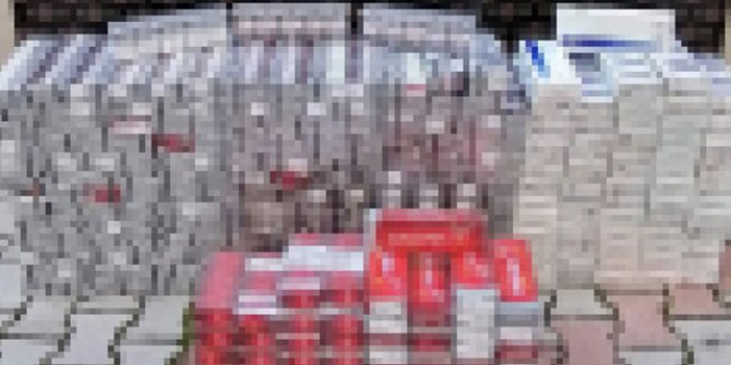 Kırıkhan'da 3 bin 200 paket kaçak sigara ele geçti