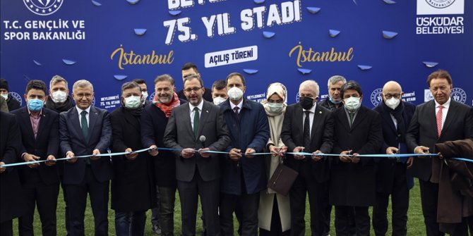 Gençlik ve Spor Bakanı Kasapoğlu, yenilenen Beylerbeyi Stadı'nın açılış törenine katıldı