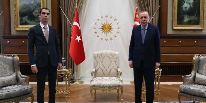 Cumhurbaşkanı Erdoğan, Muhsin Yazıcıoğlu'nun oğlu ile görüştü