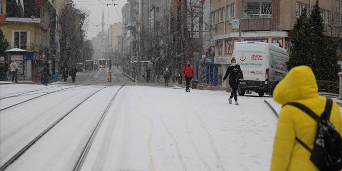 Eskişehir beyaza büründü