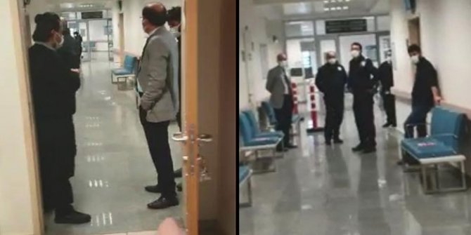 Doktor, odasından zorla çıkarıldığını öne sürdüğü videoyu sosyal medyada paylaştı