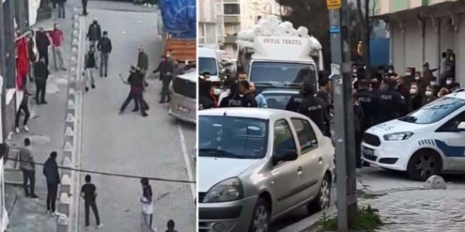 Esenyurt'ta baltalı park kavgası 