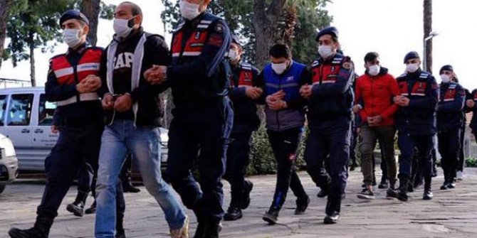 Jandarmadan 2 ilde şafak operasyonu; 16 gözaltı