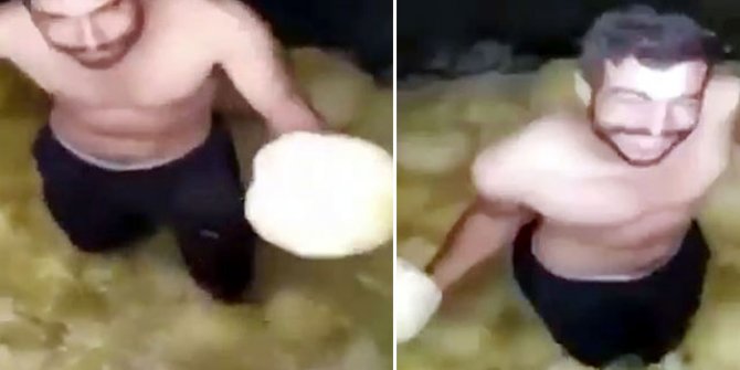 Turşu tesisinde skandal görüntülere tepki