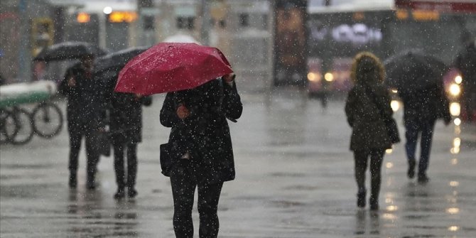 İç Ege, Göller Yöresi, İç Anadolu ile Bolu'da yarın karla karışık yağmur ve kar bekleniyor