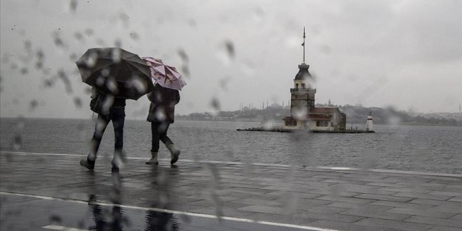 Marmara'nın genelinde aralıklı yağmur bekleniyor