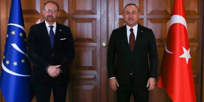 Dışişleri Bakanı Çavuşoğlu, Avrupa Konseyi Parlamenter Meclisi Başkanı Daems ile görüştü