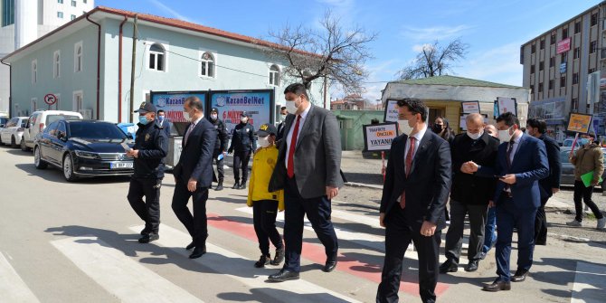 "Yayalar Kırmızı Çizgimiz" projesine destek