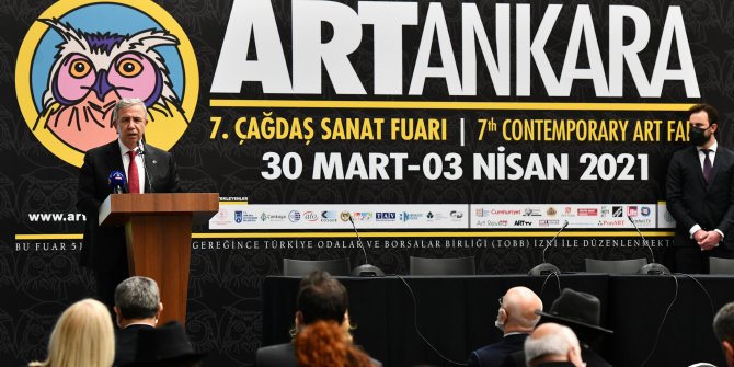 Başkan Yavaş, ‘ArtAnkara Uluslararası Çağdaş Sanat Fuarı’nın açılışına katıldı