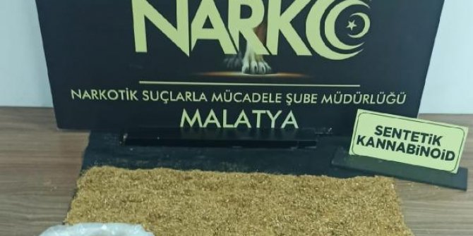 Malatya'da uyuşturucu ticaretine 2 tutuklama