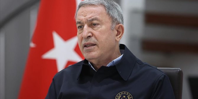 Milli Savunma Bakanı Akar: TSK'nın başarılarını görmeyen, görmek istemeyen, hırs, ihtiras ve haset ile körleşenlerdir