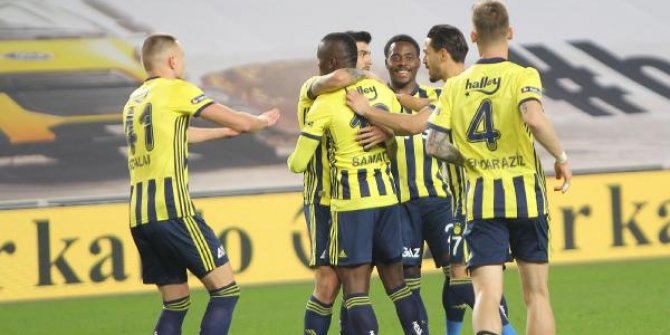 Fenerbahçe tek golle 3 puanı aldı