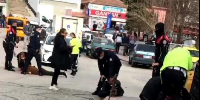 Kırşehir'de silahlı kavga: 1'i polis 2 yaralı