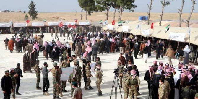Suriyeli aşiret reisleri, rejim ve terör örgütlerine karşı mücadeleyi sürdürecek
