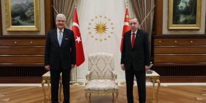 Cumhurbaşkanı Erdoğan, BM Genel Kurul Başkanı Bozkır'ı kabul etti