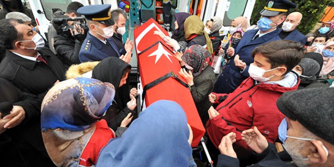 Afrin şehidinin cenazesi baba ocağında
