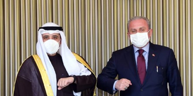 TBMM Başkanı Şentop, Erdoğan, Kuveyt Dışişleri Bakanı El-Sabah'ı kabul etti