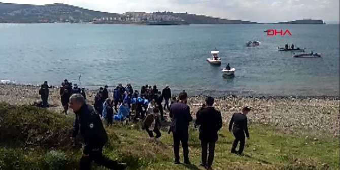 İzmir Foça'da askeri uçak düştü, 2 pilot sağ olarak kurtarıldı