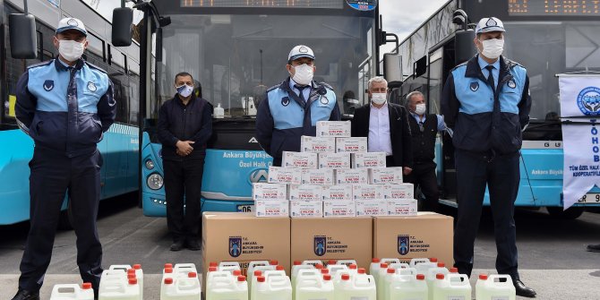 Ankara Zabıtası hijyen mesaisinde