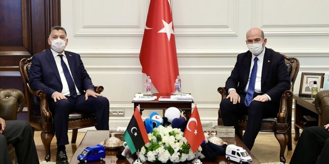 İçişleri Bakanı Soylu, Libyalı mevkidaşıyla görüştü