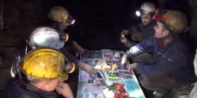 Zonguldak'ta yerin metrelerce altında ilk sahur
