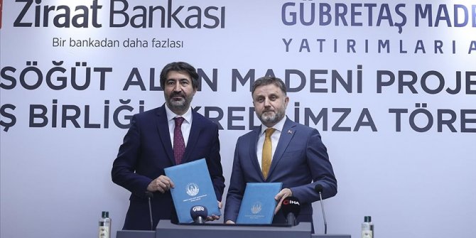 GÜBRETAŞ Maden AŞ ile Ziraat Bankası 'Söğüt Altın Madeni Projesi'nde iş birliğine gidiyor