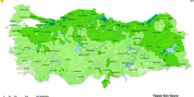 Mart ayında yağış bereketi
