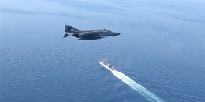 'Deniz Görev Grubuna Taarruz' eğitimlerinde 101 sorti uçuş gerçekleştirildi