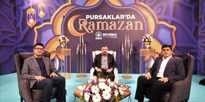 Pursaklar'da Ramazan Programının Konuğu Başkan Ertuğrul Çetin