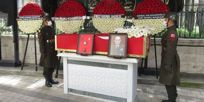 19. Genelkurmay Başkanı Necdet Üruğ son yolculuğuna uğurlandı