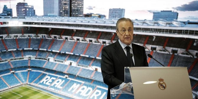 Real Madrid'in başkanı Perez, UEFA'yı suçlayıp Avrupa Süper Ligi projesinin beklemede olduğunu savundu