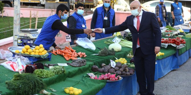 Başkan Altınok'tan semt pazarlarına ramazan denetimi